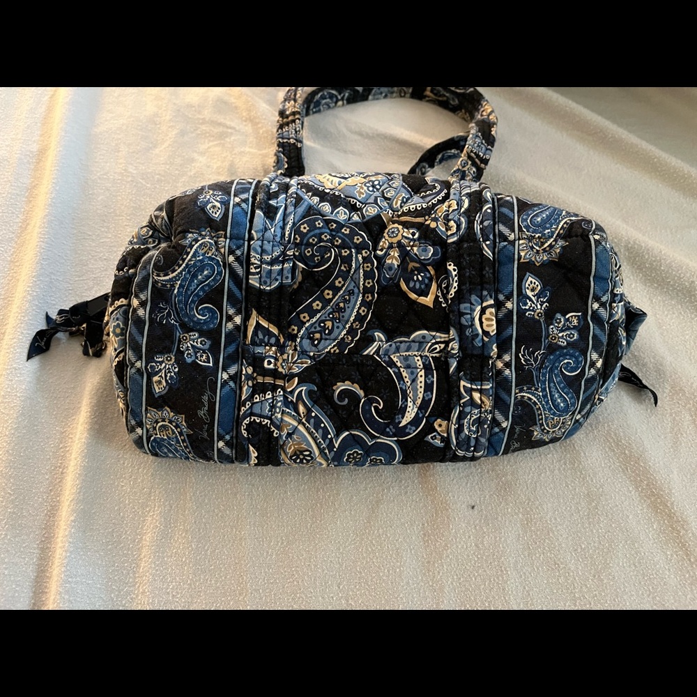 Vera Brady small travel bag Windsor Navy Retired